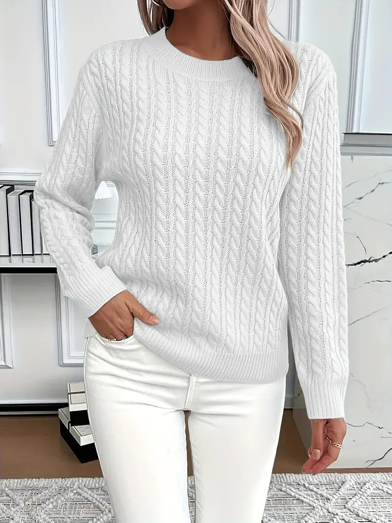 KAROLINA SWEATER | CIEPŁY DZIANINOWY SWETER