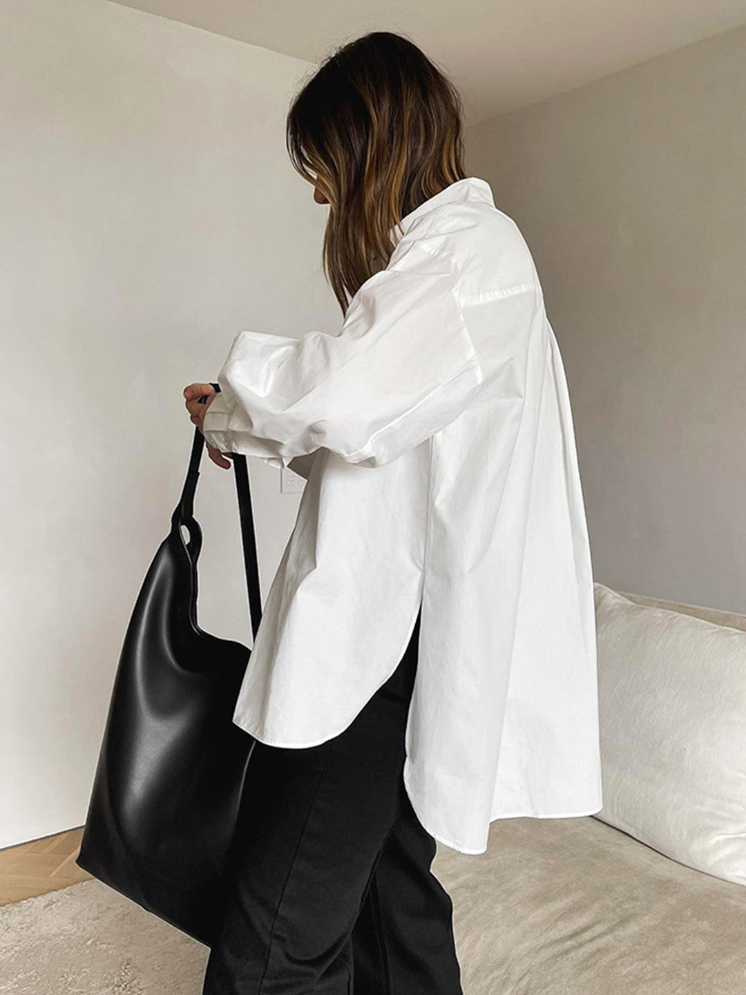 Koszula Minimalistyczna z Guzikiem