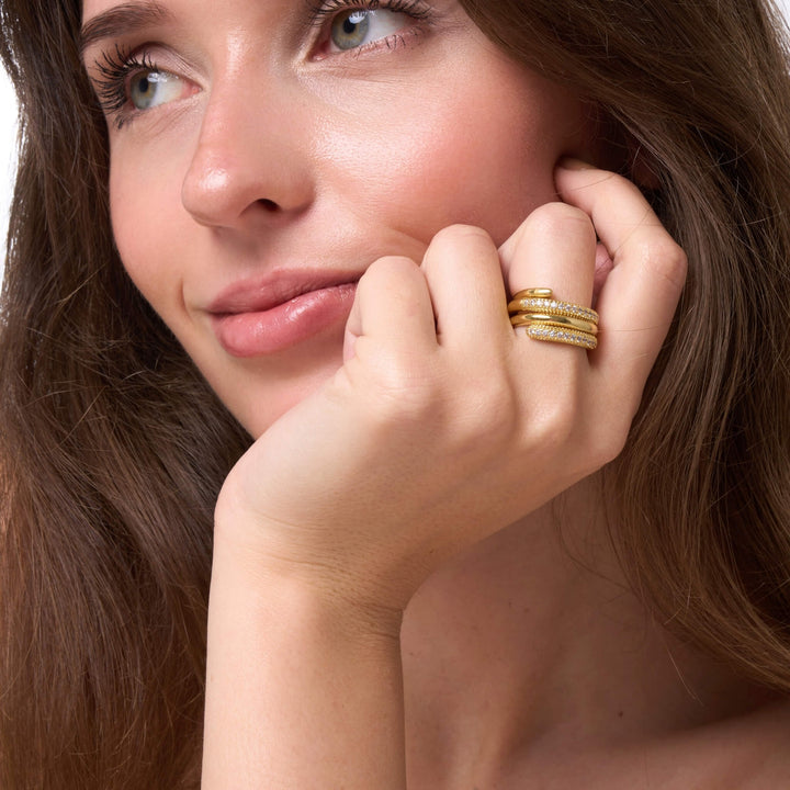 Pierścionek Léa Warstwowy