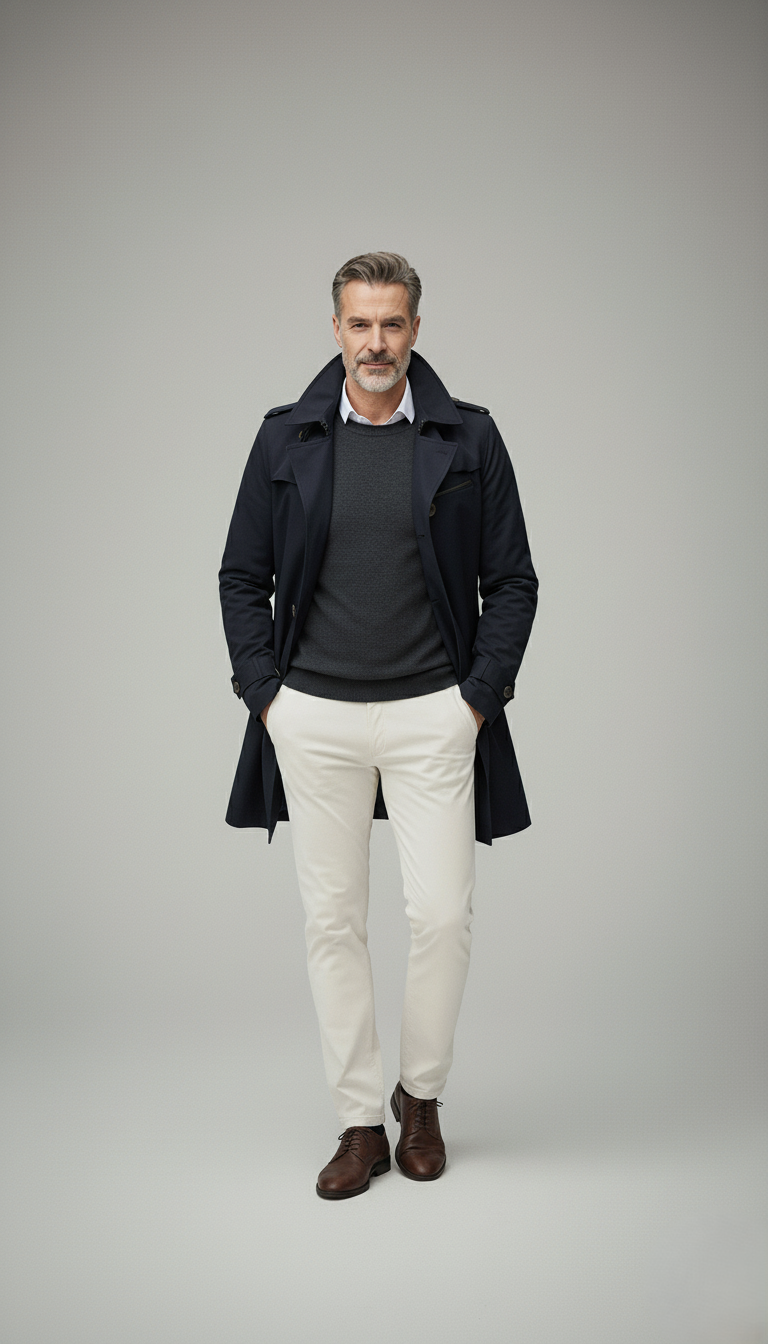 Avelin™ | Męska gabardyna