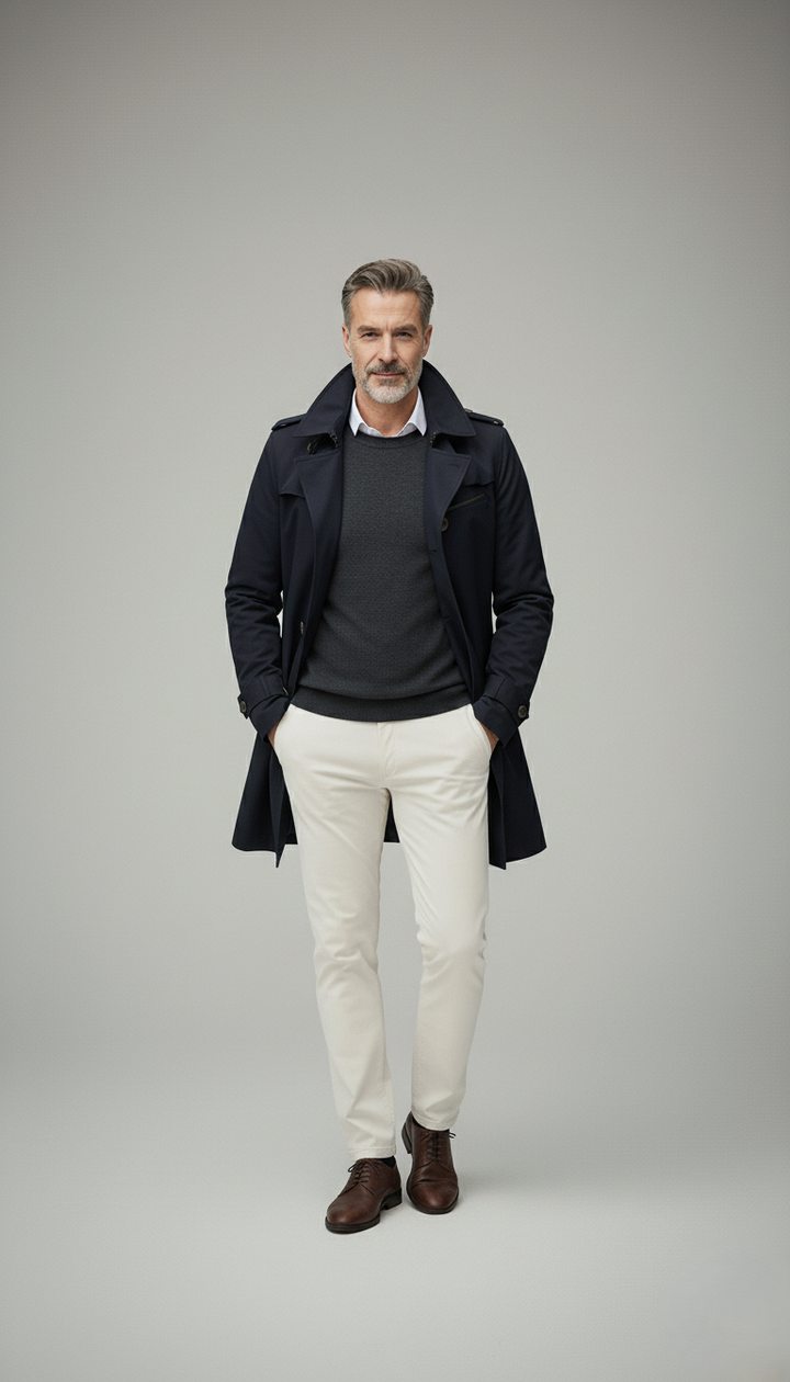 Avelin™ | Męska gabardyna