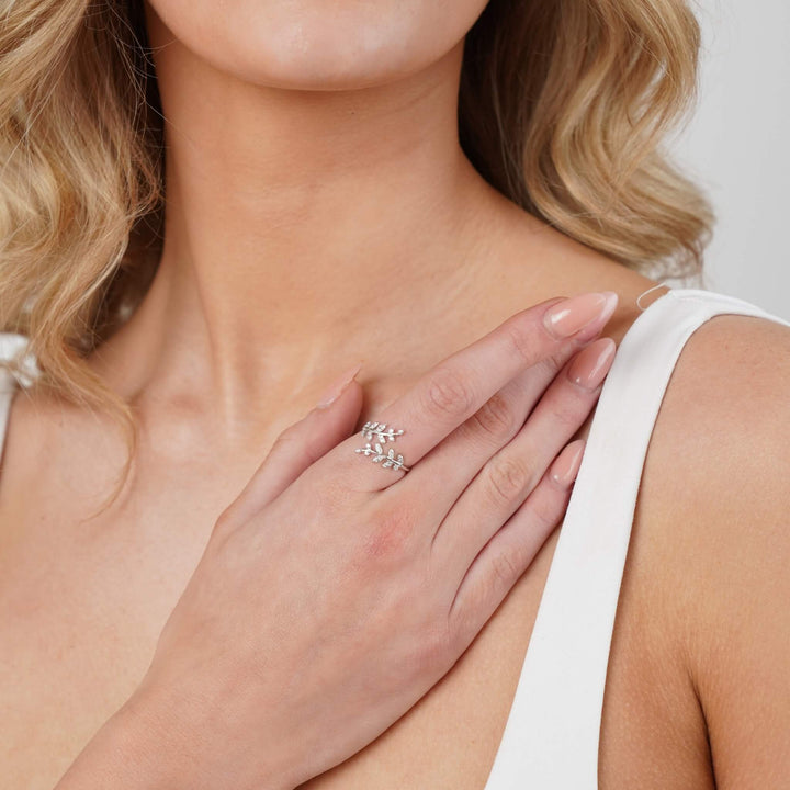 Pierścionek z Liśćmi