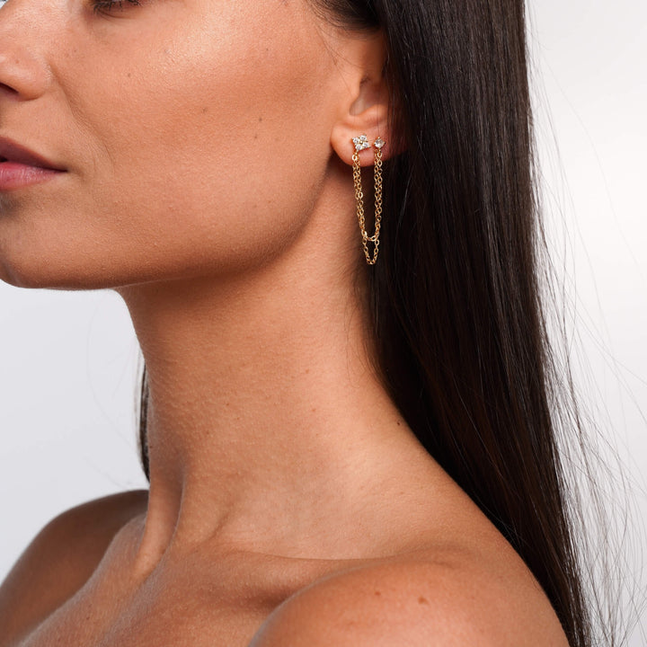 Kolczyki Łańcuchowe Grace