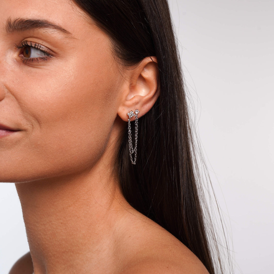 Kolczyki Łańcuchowe Grace