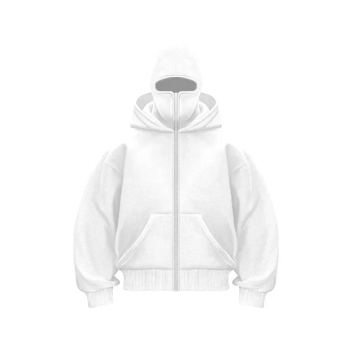 MAYO | Trendy Bluza z Kapturem Dwuwarstwowa