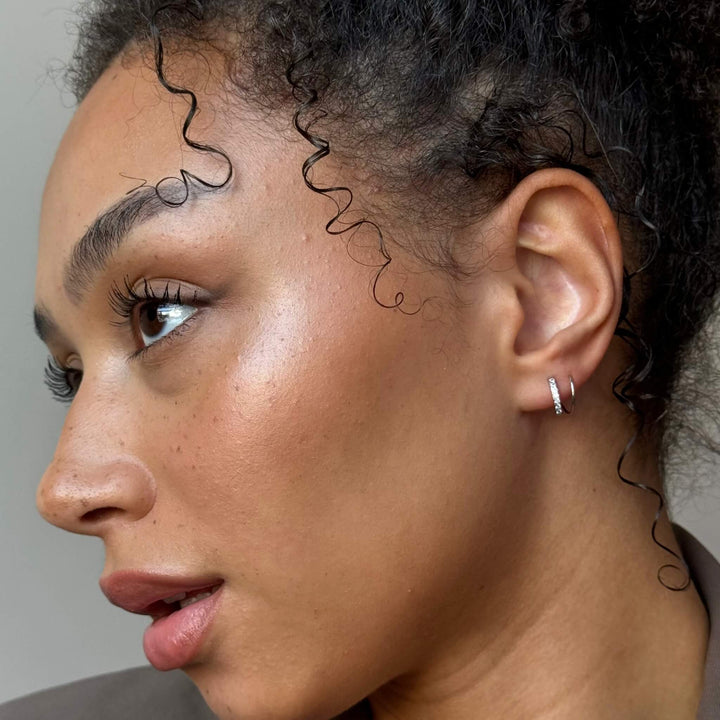 Kryształowe Podwójne Kolczyki