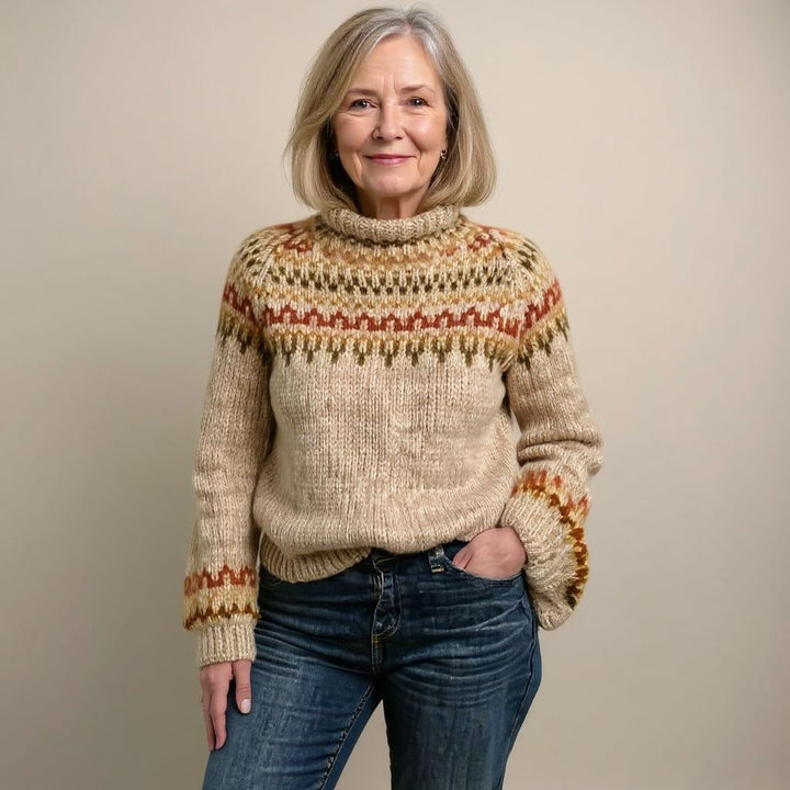 HELENA | Dzianinowy sweter vintage